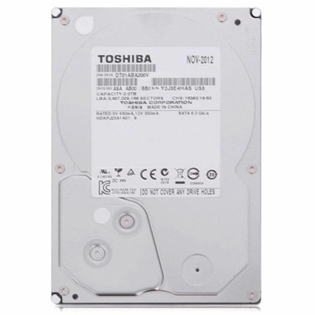 Жорсткий диск 3.5" 2TB Toshiba (DT01ABA200V) - изображение 1