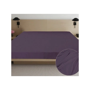 Простирадло Ярослав сатин 09 сливове 200х220 (39635) зображення 1