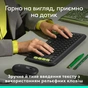 Клавіатура Logitech POP Icon Keys Bluetooth UA Graphite (920-013157) - зменшене зображення 3