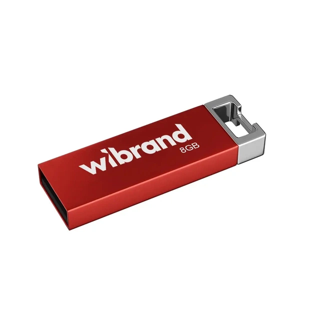 USB флеш накопичувач Wibrand 8GB Chameleon Red USB 2.0 (WI2.0/CH8U6R) - зображення 1