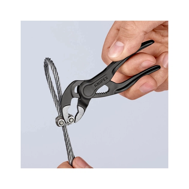 Клещи KNIPEX COBRA XS переставная 1" (28мм) (87 00 100 BK) - изображение 3