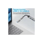 Концентратор Promate USB-C 4-in-1 порти Promate litehub-4.grey (litehub-4.grey) - зменшене зображення 4