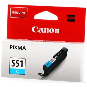 Картридж Canon CLI-551 Cyan 7 ml (6509B001) зображення 1