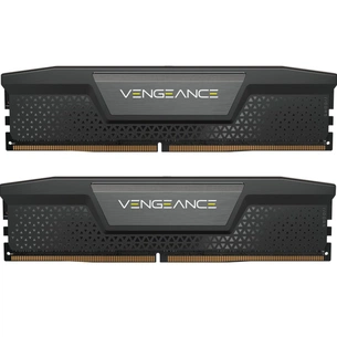 Модуль пам'яті для комп'ютера DDR5 64GB (2x32GB) 5200 MHz Vengeance Black Corsair (CMK64GX5M2B5200C40) зображення 1