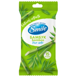 Вологі серветки Smile Daily Бамбук 15 шт. (4820048481960) зображення 1