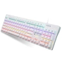Клавіатура Thunderobot K104 Red Switch USB UA White (6932066308162) - зменшене зображення 2