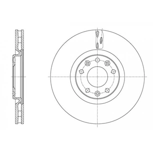 Гальмівний диск REMSA 61628.10 зображення 1