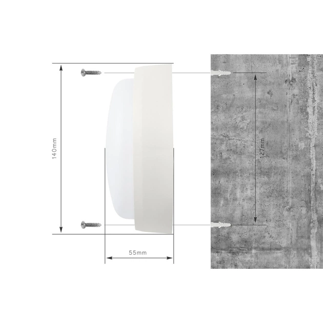 Світильник Delux WC-1 12 Вт 5000K IP54 (90021161) - picture 3