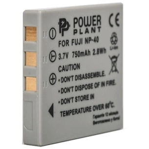 Акумулятор до фото/відео PowerPlant Fuji NP-40, KLIC-7005,D-Li8/ Li-18, Samsung SB-L0737 (DV00DV1046) зображення 1