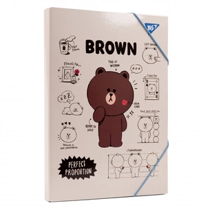 Папка для трудового навчання Yes A4 картонна Line friends (500232) зображення 1