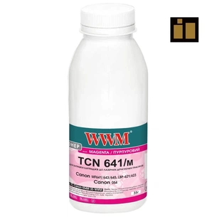 Тонер Canon MF641/643/645, LBP-621/623, Canon 054, 35г Magenta, ch WWM (TC-Canon-054M-35-WWM) зображення 1