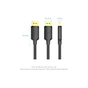 Кабель мультимедійний DisplayPort to DisplayPort 5.0m V1.2 4K 60Hz 3D Dolby 7.1 Vention (HAKBJ) - уменьшенное изображение 12