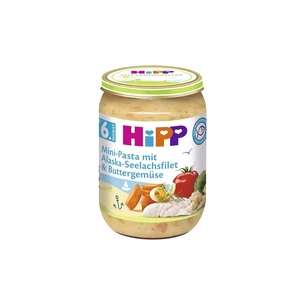 Дитяче пюре HiPP Овочі з морською рибою, 190 г (4062300261563) изображение 1