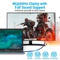 Кабель мультимедійний USB-C to HDMI M 1.0m braided black Vention (CRBBF) - уменьшенное изображение 4