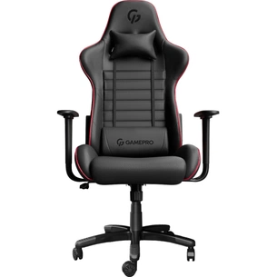 Крісло ігрове GamePro Rush Black/Red (GC-575-Black-Red) зображення 1