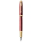 Ручка пір'яна Parker IM 17 Premium Red GT  FP F (24 811) - зменшене зображення 1