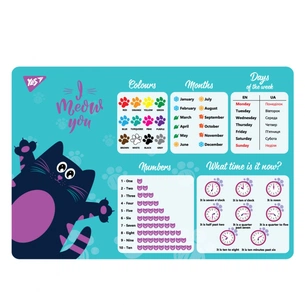 Підкладка настільна Yes Kittycon англійська (492055) изображение 1