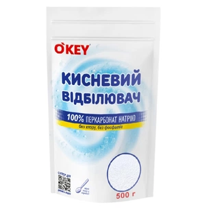 Відбілювач O'KEY Кисневий 100% 500 г (4820049384239) зображення 1
