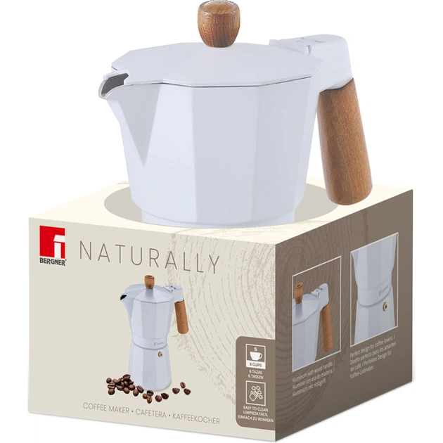 Гейзерна кавоварка Bergner BG-38191-WH-6 - picture 3
