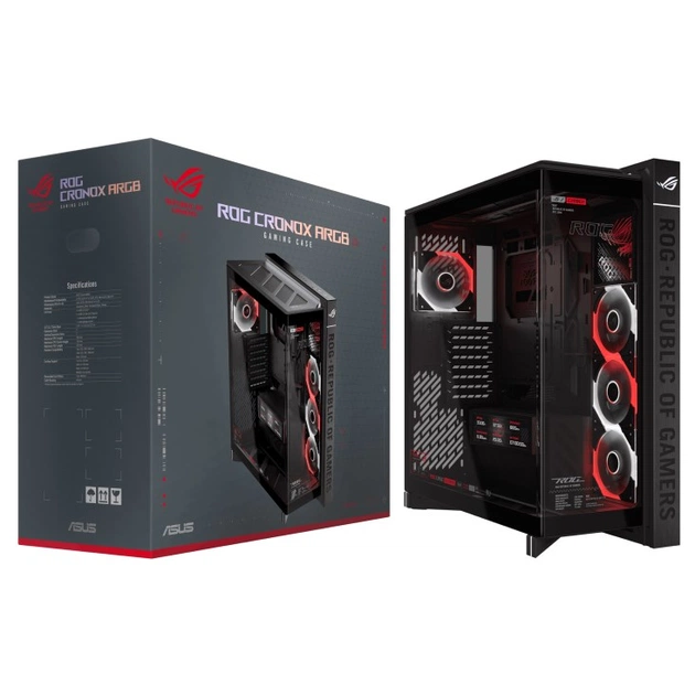 Корпус Asus ROG Cronox GR801 Curve TG ARGB Black (90DC00T0-B09030) - изображение 1