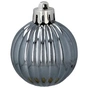 Ялинкова іграшка Chomik пластикові кульки 16 шт, 4 см, сріблясті і біли (5900779877351_3) - зменшене зображення 5