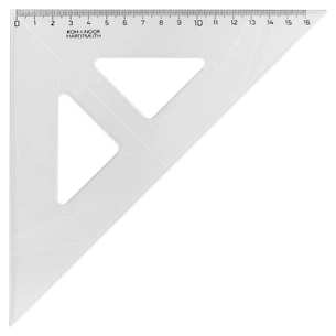 Лінійка Koh-i-Noor Трикутник 45/177, безкольоровий (744150) зображення 1