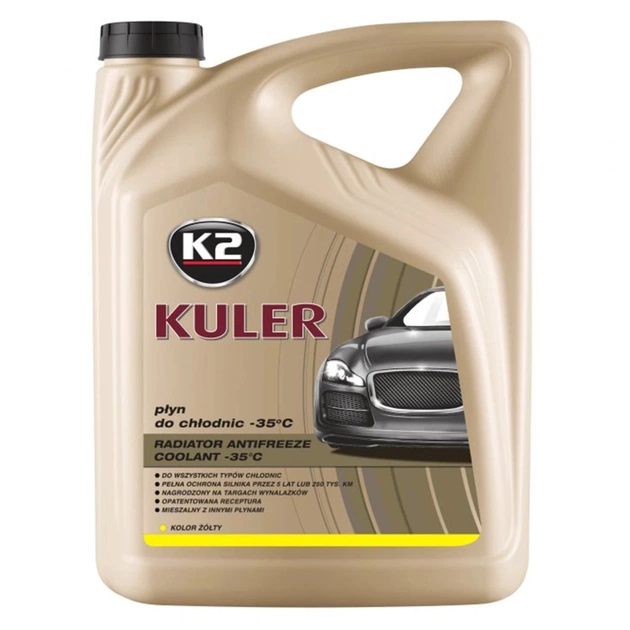 Антифриз K2 Kuler Long Life -35 °C G13 жовта 5 л (T205Y) - зображення 1