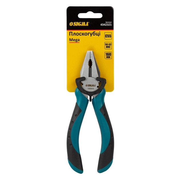 Плоскогубці Sigma 160мм Mega (4342321) - picture 3
