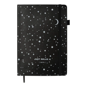 Книга записна Buromax RELAX А5 96 аркушів, чистий (чорн. бум.) білий (BM.295401-12) зображення 1