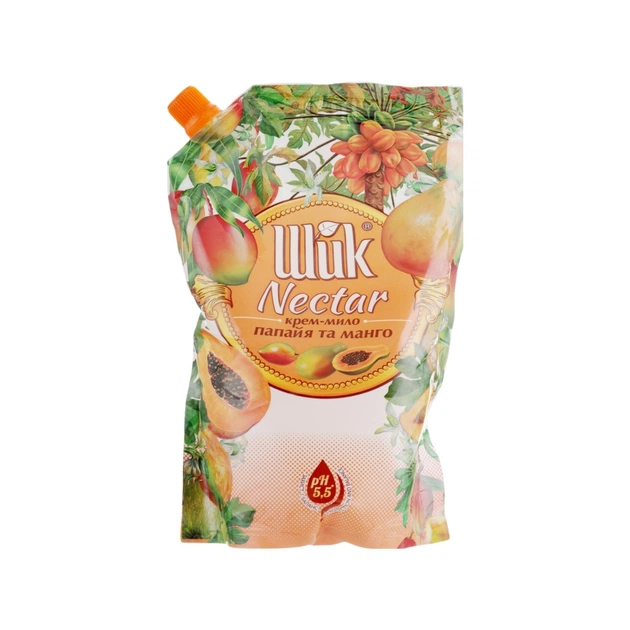 Рідке мило Shik Папая і манго дой-пак 460 г (4820023365872) - picture 2