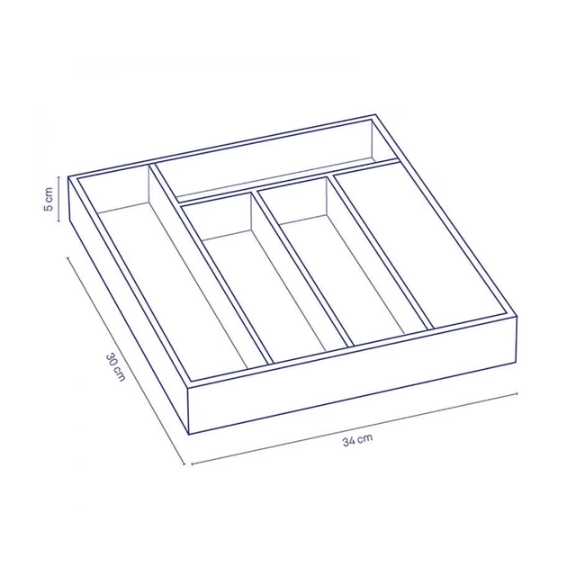 Органайзер для столових приборів Kela Kalma 30 х 34 х 5 см (12011) - picture 3