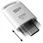 USB флеш накопичувач Silicon Power 32GB C10 White USB 3.1 / Type-C (SP032GBUC3C10V1W) - зменшене зображення 2