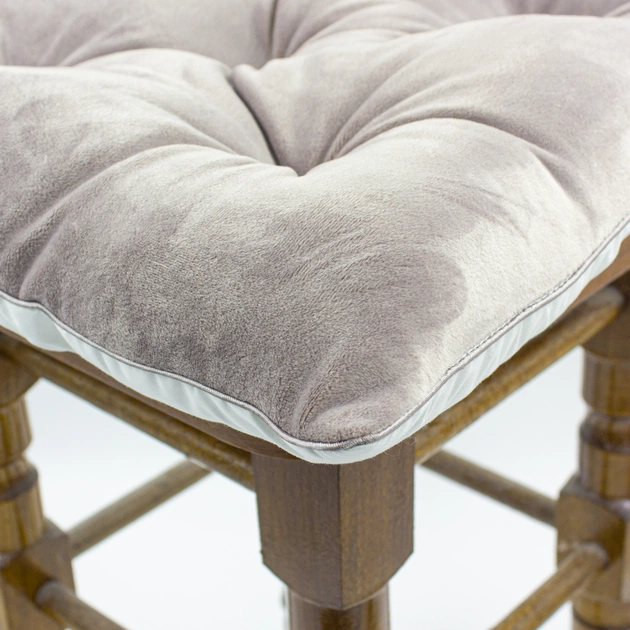 Подушка на стілець MirSon 28-0005 Ashen Velvet 40х40 см (2200006185895) - picture 4