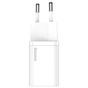 Зарядний пристрій Baseus 1xUSB 25W (USB-C) + Cable Type-C white (TZCCSUP-L02) - зменшене зображення 2