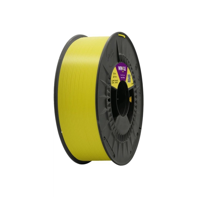Пластик для 3D-принтера WINKLE PETG 1.75mm 1kg, Lemon yellow (PET01000175AMALIMWNK) - изображение 1