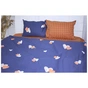 Постільна білизна MirSon Бязь Premium 17-0442 Blue orange 143х210х2 (2200003074024) - зменшене зображення 4