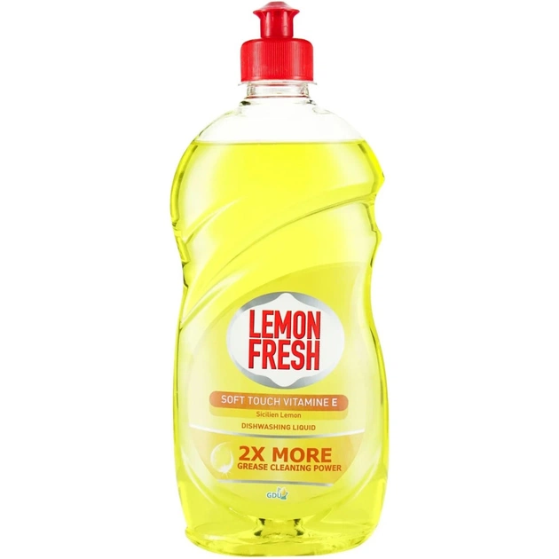 Средство для ручного мытья посуды Lemon Fresh Сицилийский лимон 1.5 л (4820167000844) - изображение 1