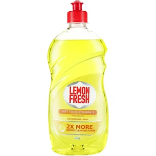 Засіб для ручного миття посуду Lemon Fresh Сицилійський лимон 1.5 л (4820167000844) зображення 1