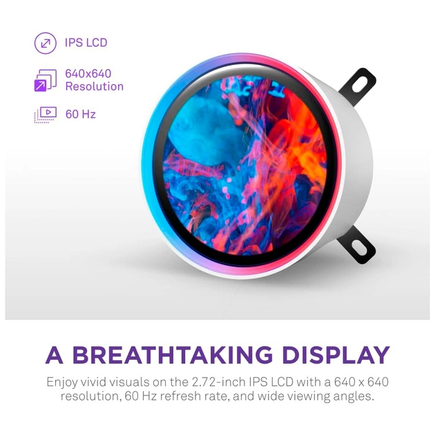 Система рідинного охолодження NZXT Kraken Elite RGB 240mm AIO (RL-KR24E-W2) - picture 9