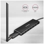 Концентратор AXAGON USB-C to 7xUSB 3.0 black (HUE-F7C) - зменшене зображення 4