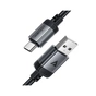 Дата кабель USB 2.0 AM to USB-C 1.2m 3.0A 18W aluminum alloy Black Acefast (6974316283782) - зменшене зображення 4