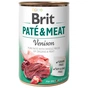 Консерви для собак Brit Pate and Meat зі смаком оленини та курки 400 г (8595602530328) - зменшене зображення 1