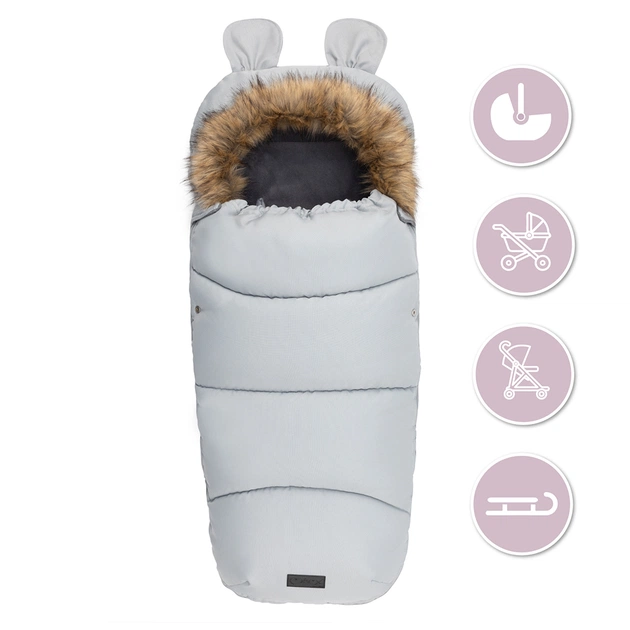 Зимовий конверт MoMi Sleeping bag gray (AKCE00034) - picture 8