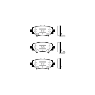 Гальмівні колодки HI-Q SP1730 зображення 1