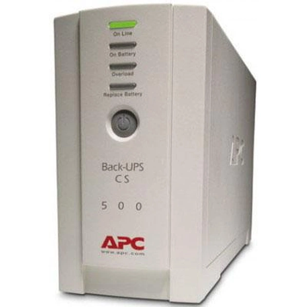 Пристрій безперебійного живлення Back-UPS CS 500 APC (BK500EI) - зображення 1
