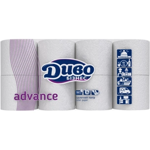 Туалетний папір Диво Advance 3 шари 16 рулонів (4820003833735) зображення 1