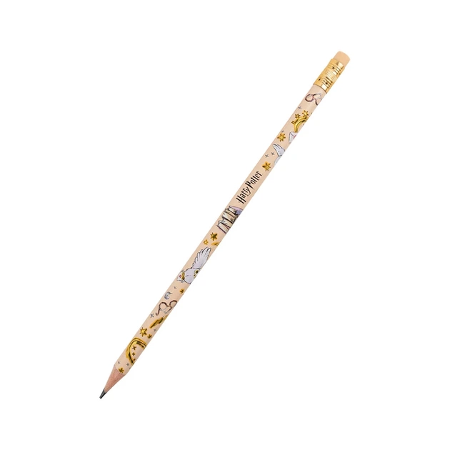 Карандаш графитный Kite Harry Potter круглый, с резинкой, НВ (HP25-056) - изображение 1