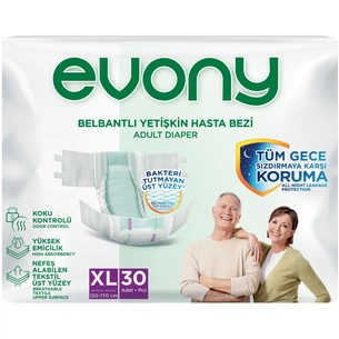 Подгузники для взрослых Evony 4 Extra Large 30 шт (8690536849185) изображение 1
