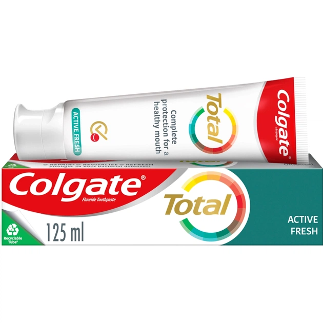 Зубна паста Colgate Total Active Fresh 125 мл (8714789710624) - изображение 1