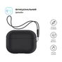 Чохол для навушників Armorstandart Silicone Case with straps для Apple Airpods Pro 2 Black (ARM68608) - зменшене зображення 2